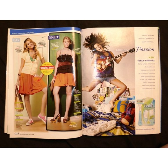 Seventeen Magazine Y2K Fashion Makeup Skin Care Gossip July 2008 Ashanti - Picture 4 of 5